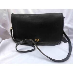 Vintage Coach Flap Cross Body Bag Purse Made in New York